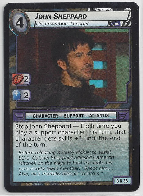 John Sheppard, Unconventional Leader